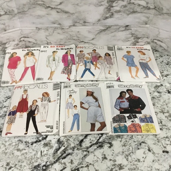 McCall's Simplicity Women's Vintage Patterns